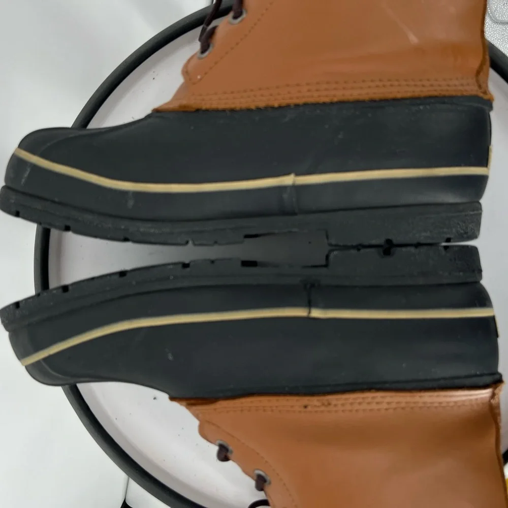 TOTES WATERPROOF DUCK BOOTS FLEECE LINED WELL MADE‎